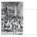 The Coffeehouse Mob, by Edward Ward, taken from 'Vulgus Britannicus', 1710 by English School