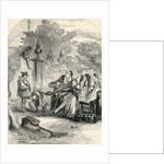 Prince Charles surprising the Infanta in Orchard, 19th Century by English School