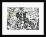 Allegory on the travels of Ferdinand Magellan, by Theodor de Bry, 16th century by Theodor de Bry