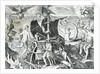Allegory on the travels of Ferdinand Magellan, by Theodor de Bry, 16th century by Theodor de Bry