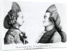 Macaroni Courtship, or the two Insignificants. by English School