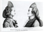 Macaroni Courtship, or the two Insignificants. by English School