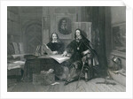 The King and Hyde at Oxford, by J. T Willmore, 1844 by English School