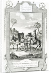 Habit of the Horsemen in Barbary, illustration taken from Moore's Voyages and Travels, by English School