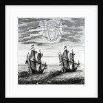 The Sun, Phenomena seen by by Willem Barentsz on exploration of Nova Zemblya from Atlas maior by Joan Blaeu, 1662 by Anonymous