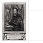 Portrait of Lope Felix de Vega Carpio engraved by Fernando Selma by Rafael (after) Ximeno y Planes