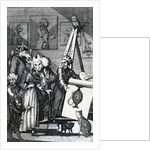 The Painter submitting his picture to the Examination of Connoisseurs and Antiquarians, 1774 by English School