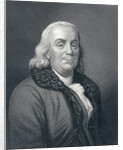 Portrait of Benjamin Franklin, c.1833 by English School