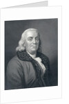 Portrait of Benjamin Franklin, c.1833 by English School