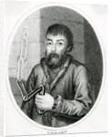 Portrait of Yemelyan Pugachev, 18th Century by French School