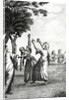 Dancing Girls in Egypt, taken from 'Niebuhr's Travels through Arabia and other countries in the East', 1792 by Danish School