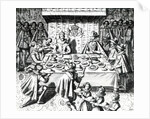 King James feasting with Spanish ambassadors, 1624 by Melchior Tavernier