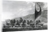 A Canoe of the Sandwich Islands, with the Rowers Masked, 1784 by John Webber