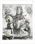 The Right Noble and Verteous Princesse Elizabeth, daughter to our soverainge lord kinge James, 1612-3 by Renold Elstrack