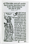 Mother Waterhouse, pamphlet, 1566 by English School