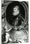 Portrait of Charles Howard, Earl of Nottingham by Jacobus Houbraken