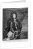 Portrait of Louis XIV engraved by Gerard Edelinck by Jean de la Haye