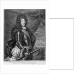 Portrait of Louis XIV engraved by Gerard Edelinck by Jean de la Haye