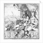 William III and Mary II engraved by the artist, c.1690 by Romeyn de Hooge