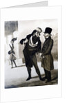 Robert Macaire Agent d'Affaires by Honore Daumier