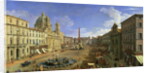 Piazza Navona, Rome by (1697-1768) Canaletto