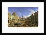 Piazza Navona, Rome by (1697-1768) Canaletto