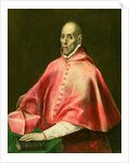 Portrait of Cardinal Juan de Tavera by El (1541-1614) Greco