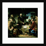 Christopher Columbus in the Monastery of la Rabida, 1856 by Eduardo Javier Ramon Cano de la Pena