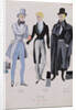 Lensky, costumes from acts I, II and III of the opera 'Eugene Onegin', 1830 by A. Lebrun