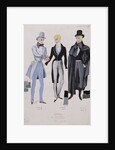 Lensky, costumes from acts I, II and III of the opera 'Eugene Onegin', 1830 by A. Lebrun