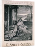 Poster advertising 'Samson and Dalila', opera by Camille Saint Saens by Georges Rochegrosse