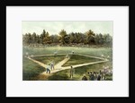 The American National Game of Baseball - Grand Match at Elysian Fields, Hoboken, NJ, 1866 by N. and Ives J.M. Currier