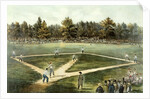 The American National Game of Baseball - Grand Match at Elysian Fields, Hoboken, NJ, 1866 by N. and Ives J.M. Currier