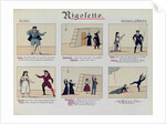 Scenes from the Opera 'Rigoletto' by Giuseppe Verdi by German School