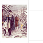 George Washington at Valley Forge, on Dec. 1777 by American School