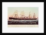 Guion Line Steamship Arizona, of the 'Greyhound Fleet', making Safe, Short and Reliable Passages across the Atlantic by N. and Ives J.M. Currier