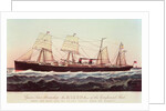Guion Line Steamship Arizona, of the 'Greyhound Fleet', making Safe, Short and Reliable Passages across the Atlantic by N. and Ives J.M. Currier
