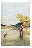 Trout Fisherman, 1889 by Denton (after)