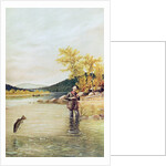 Trout Fisherman, 1889 by Denton (after)