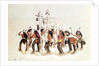 The Snow-Shoe Dance: To Thank the Great Spirit for the First Appearance of Snow by George (after) Catlin