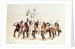The Snow-Shoe Dance: To Thank the Great Spirit for the First Appearance of Snow by George (after) Catlin