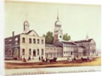 Independence Hall, Philadelphia, 1776. by American School