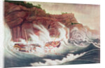 Loss of the Packet Ship Albion by Thomas (after) Birch