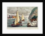 Ice-Boat Race on the Hudson by American School