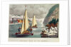 Ice-Boat Race on the Hudson by American School
