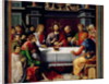 The Last Supper, central panel from the Eucharist Triptych, 1515 by French School