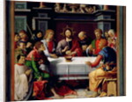 The Last Supper, central panel from the Eucharist Triptych, 1515 by French School