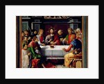 The Last Supper, central panel from the Eucharist Triptych, 1515 by French School