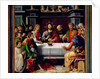 The Last Supper, central panel from the Eucharist Triptych, 1515 by French School