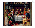 The Last Supper, central panel from the Eucharist Triptych, 1515 by French School
